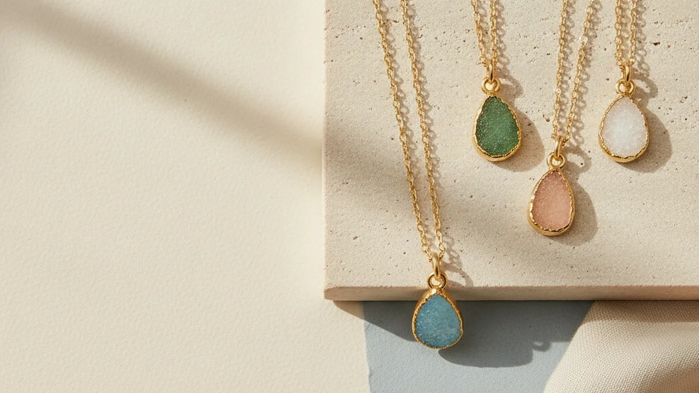 Druzy Horizon Necklace