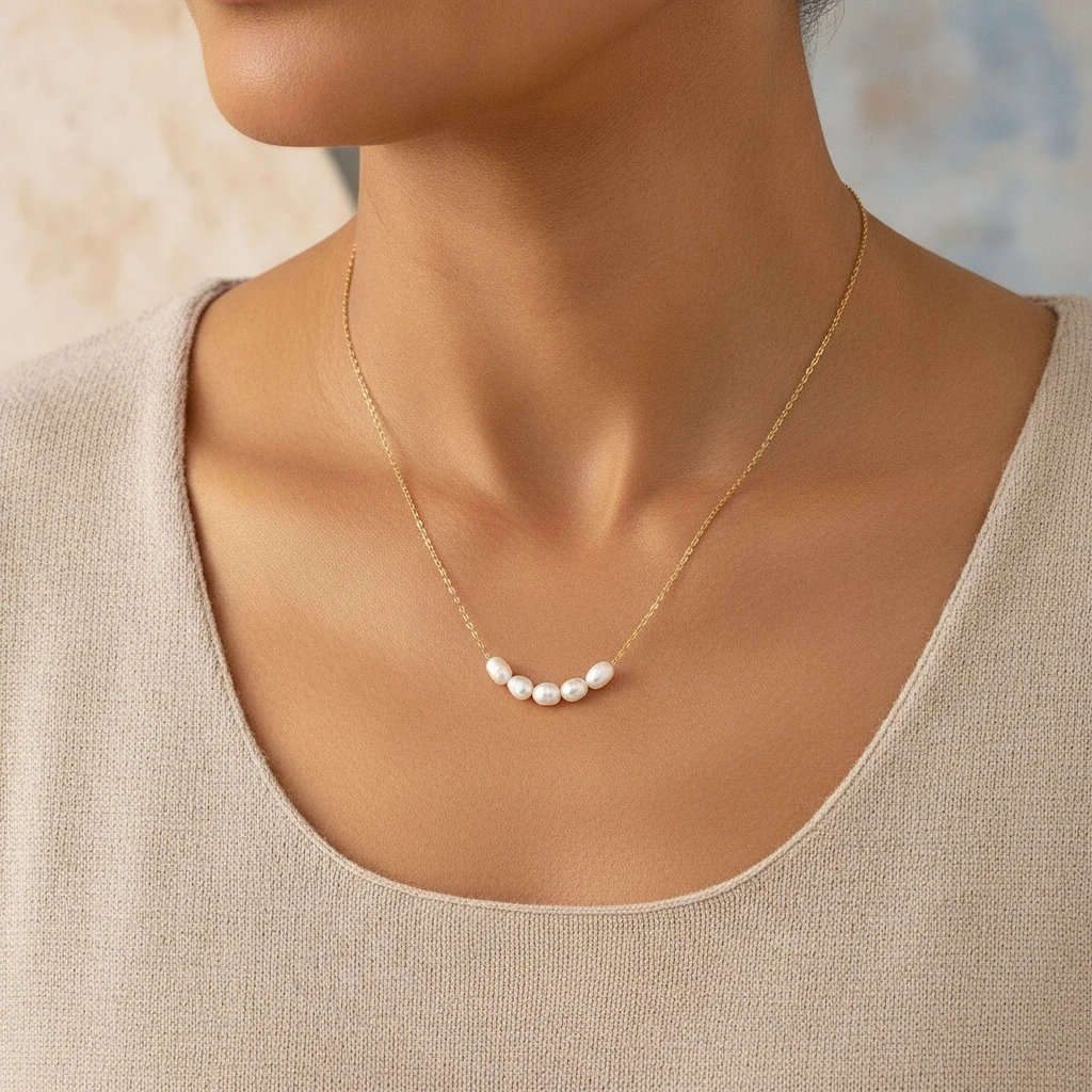 Freshwater Pearl Whisper Choker