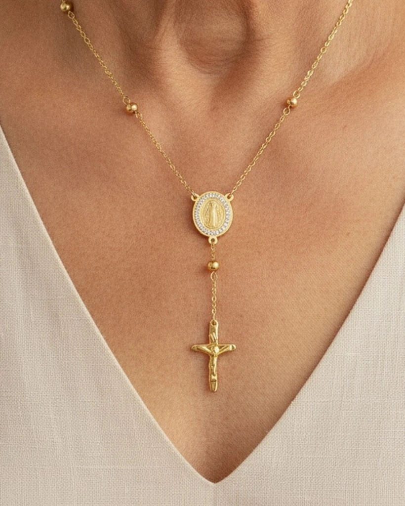 Our Lady Rosary Necklace