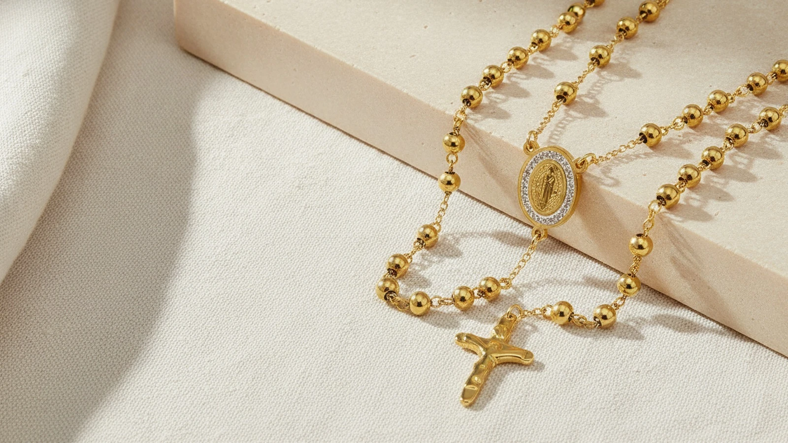 Our Lady Rosary Necklace