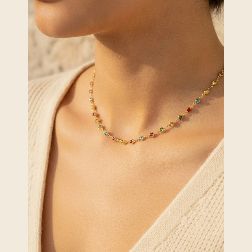 Colorplay Zircon Choker