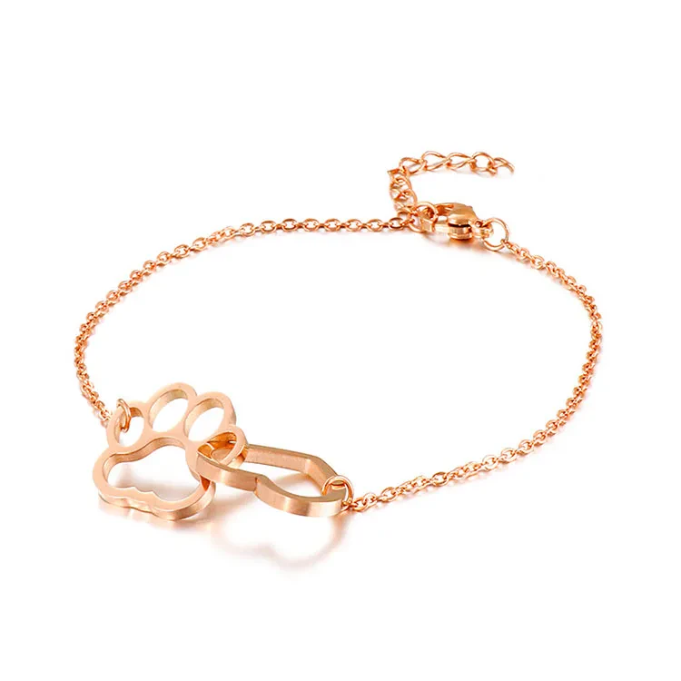 Pawprint Promise Jewelry - Rose Gold