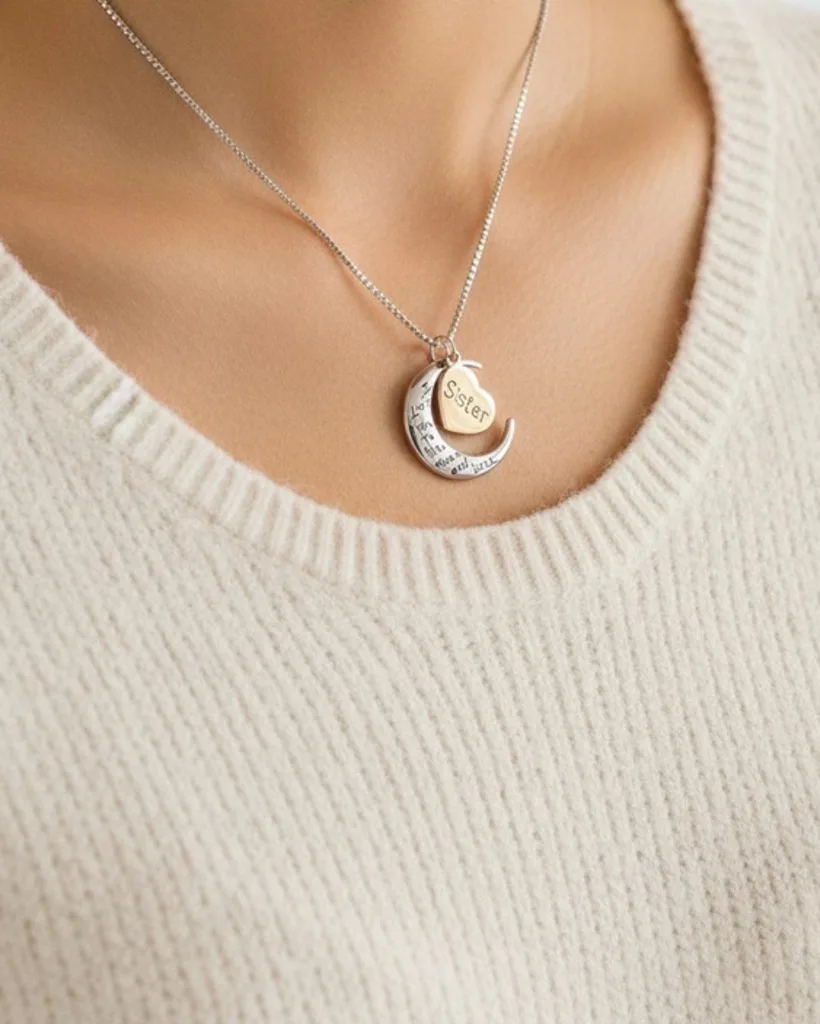 Family Moonheart Necklace