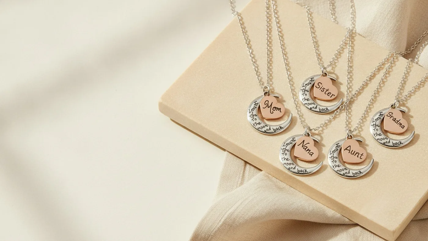 Family Moonheart Necklace