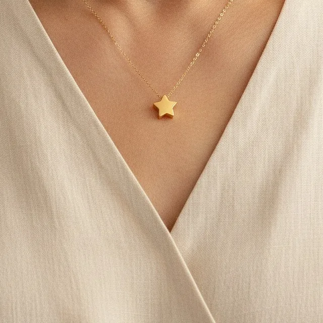 Petite Star Pendant Necklace