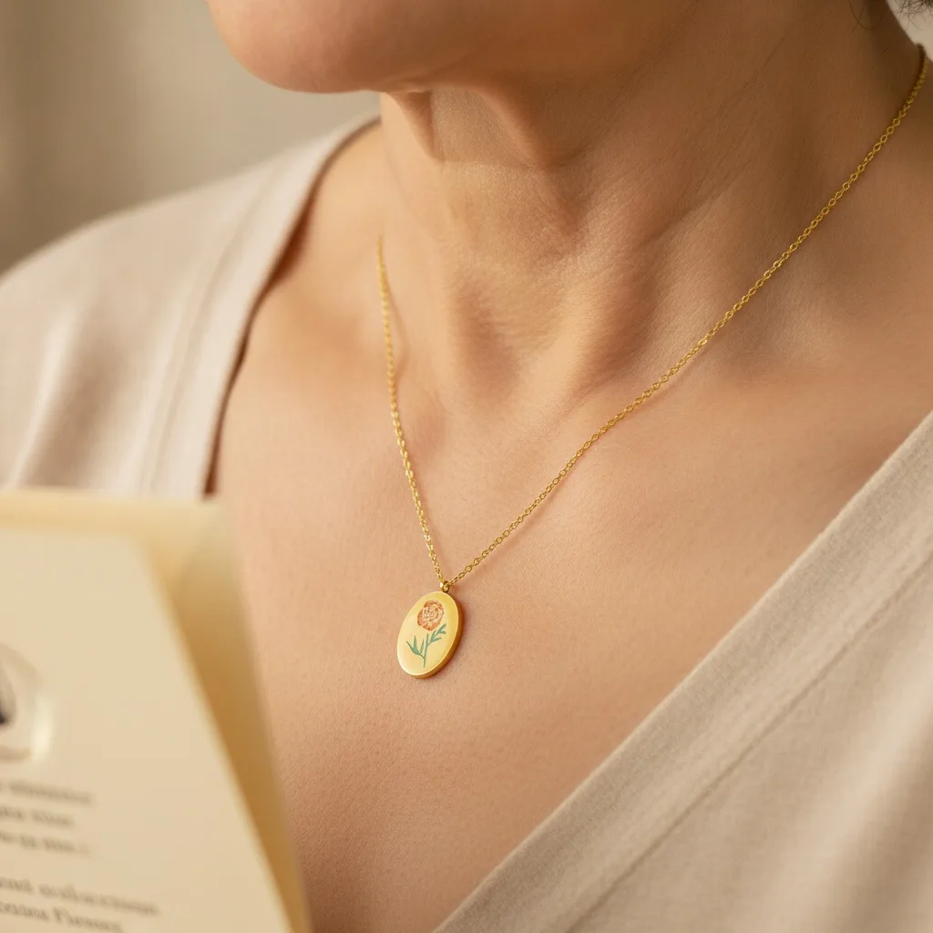 Twelve Blooms Pendant Necklace