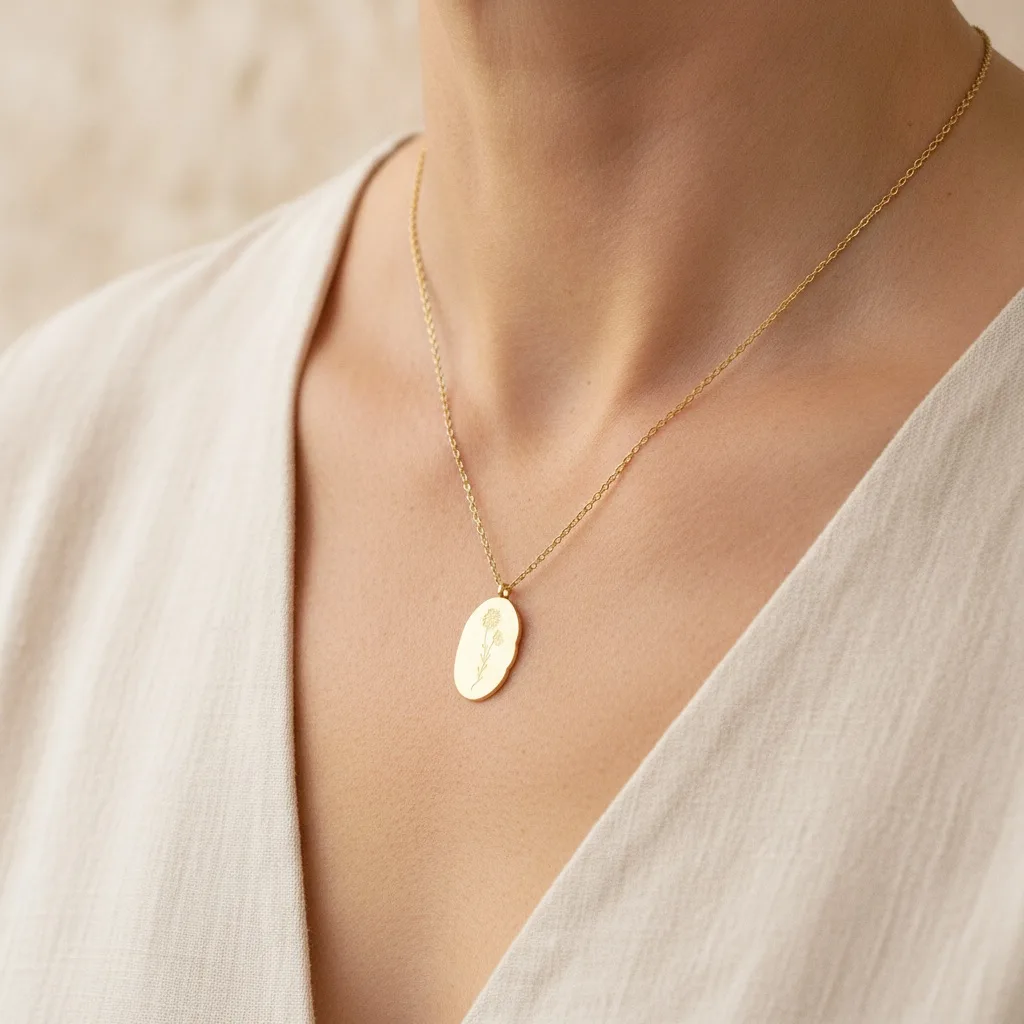 Twelve Blooms Pendant Necklace