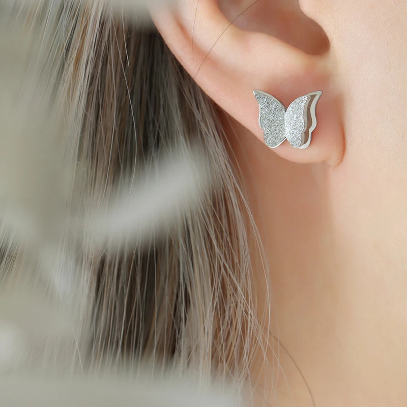 Butterfly Bloom Jewelry Set - Silver