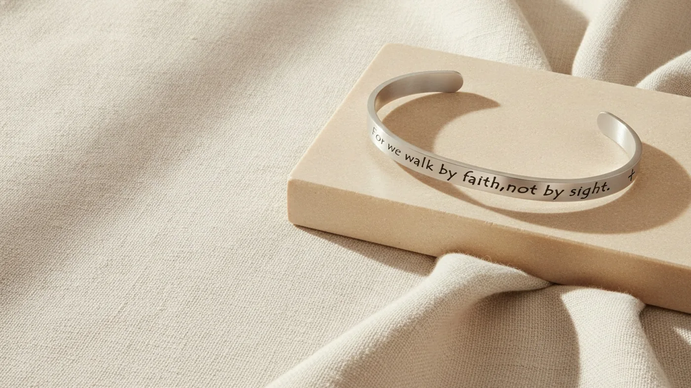 Scripture Keepsake Cuff