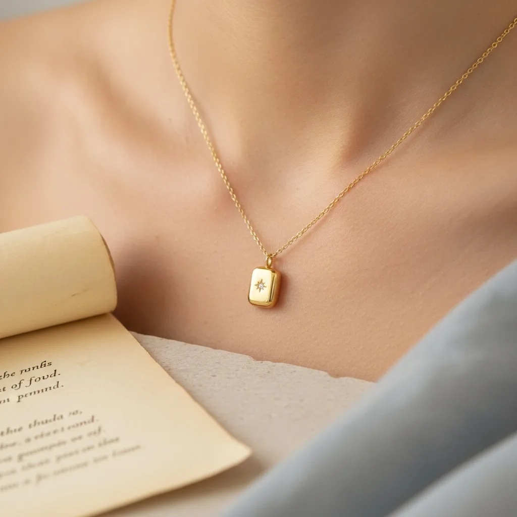 Dewdrop Zircon Necklace