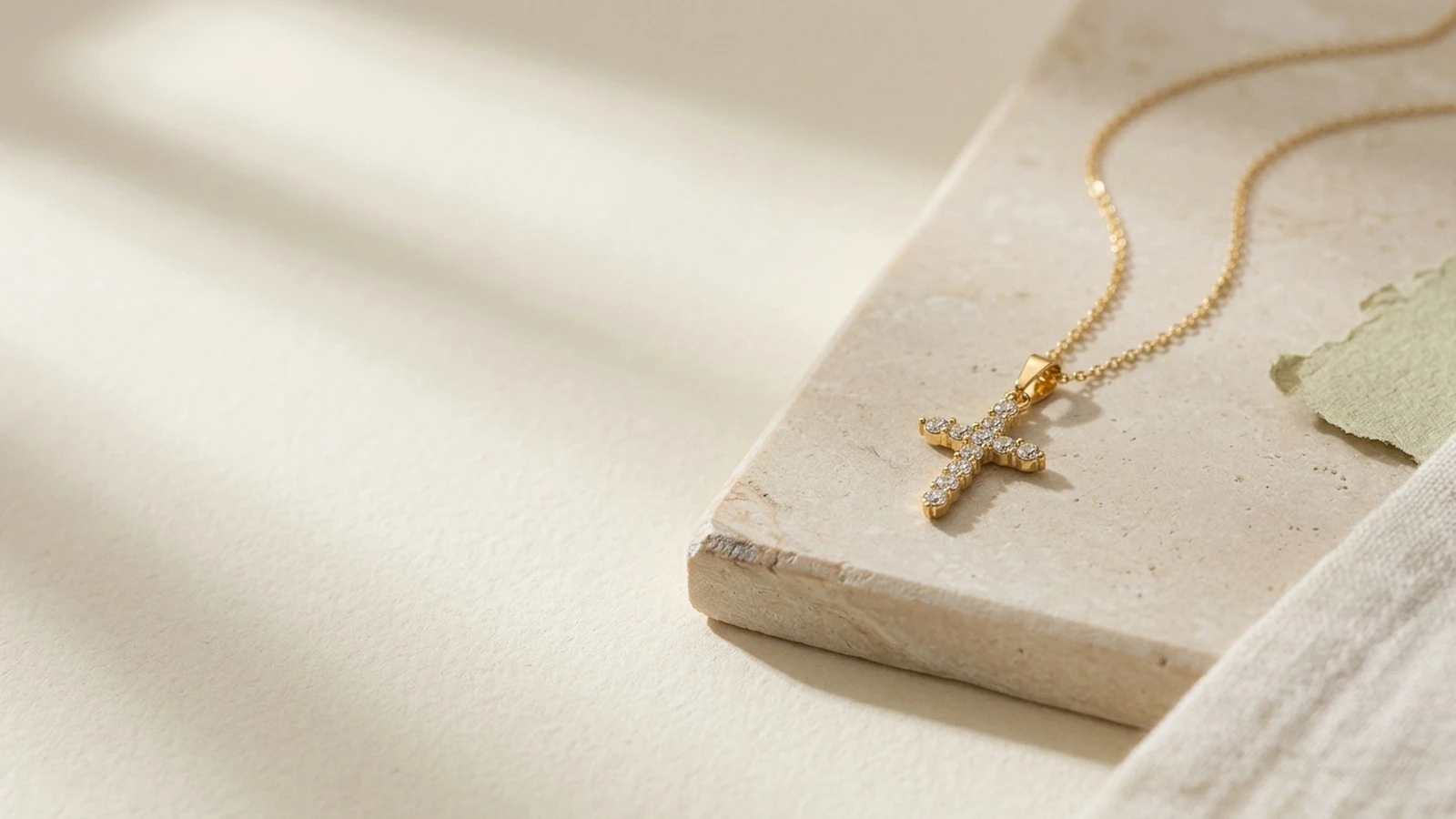 Crystal Cross Necklace