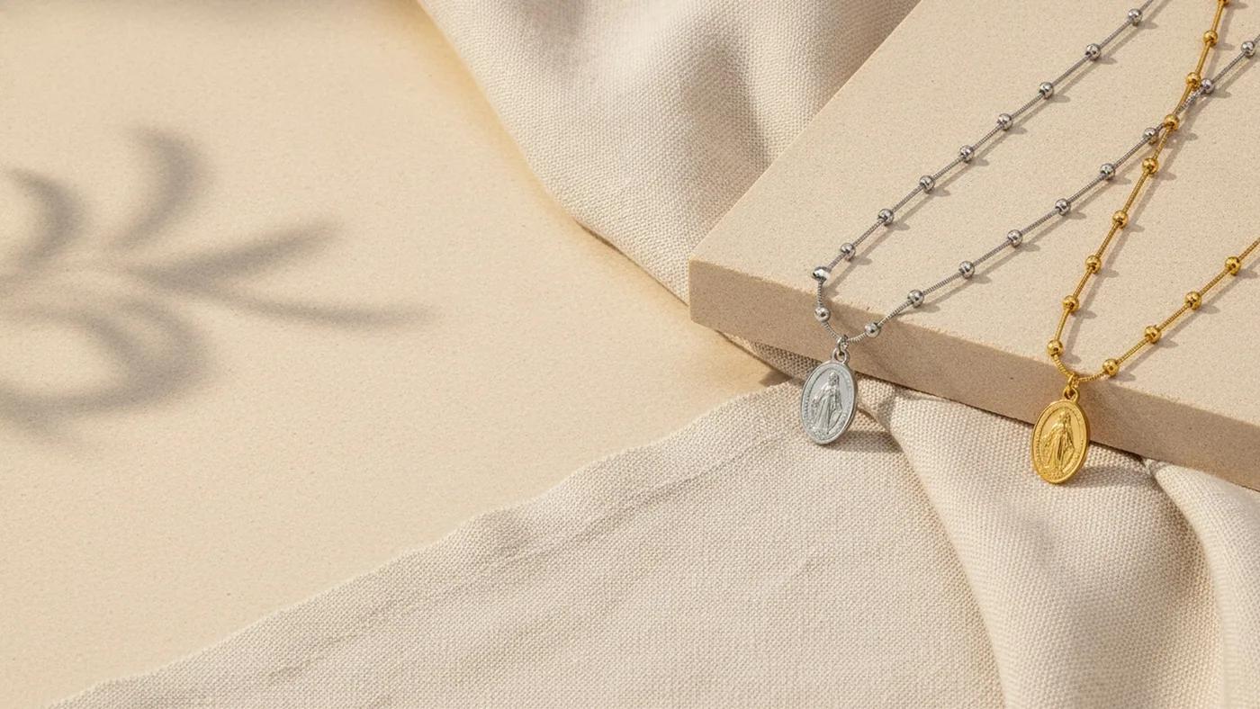 Our Lady Medallion Necklace