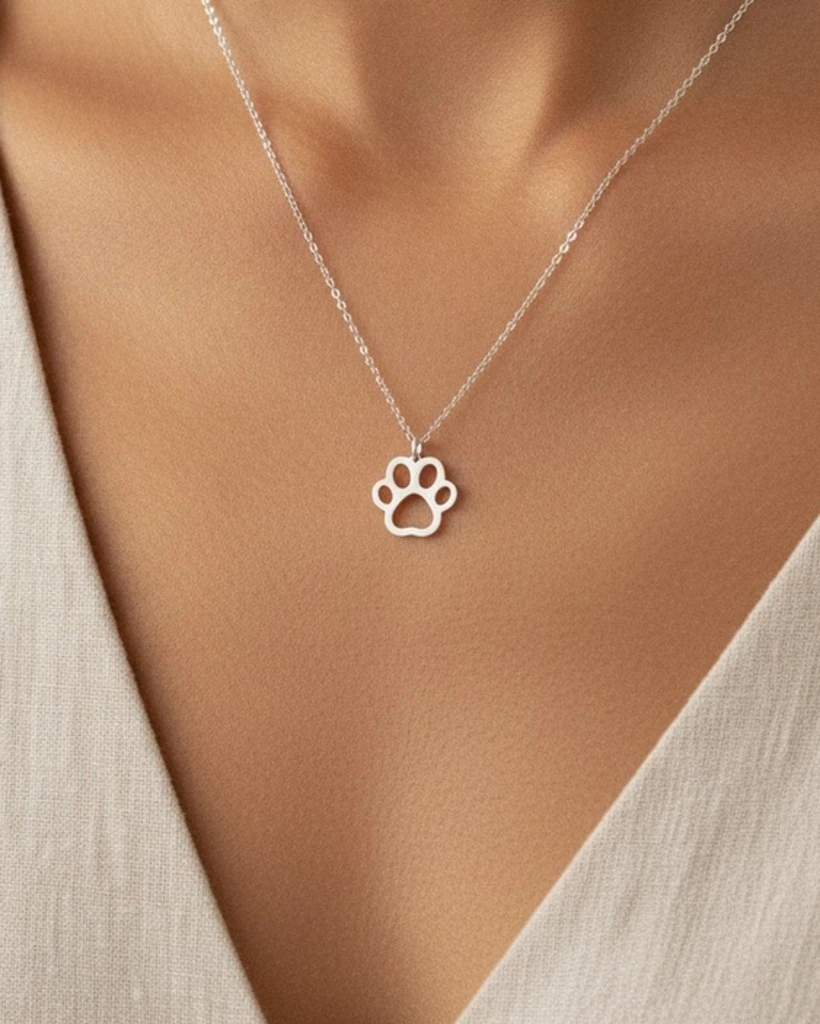 Pawprint Love Necklace