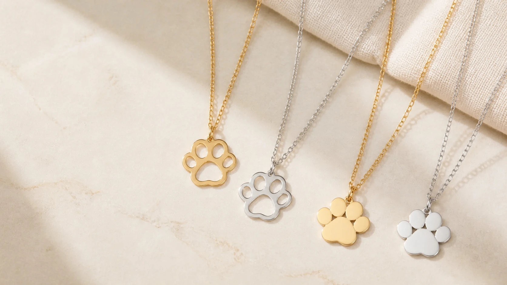 Pawprint Love Necklace