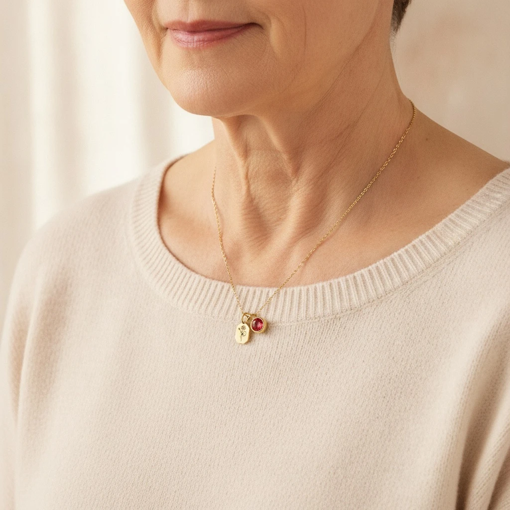 Birth Flower Radiance Necklace