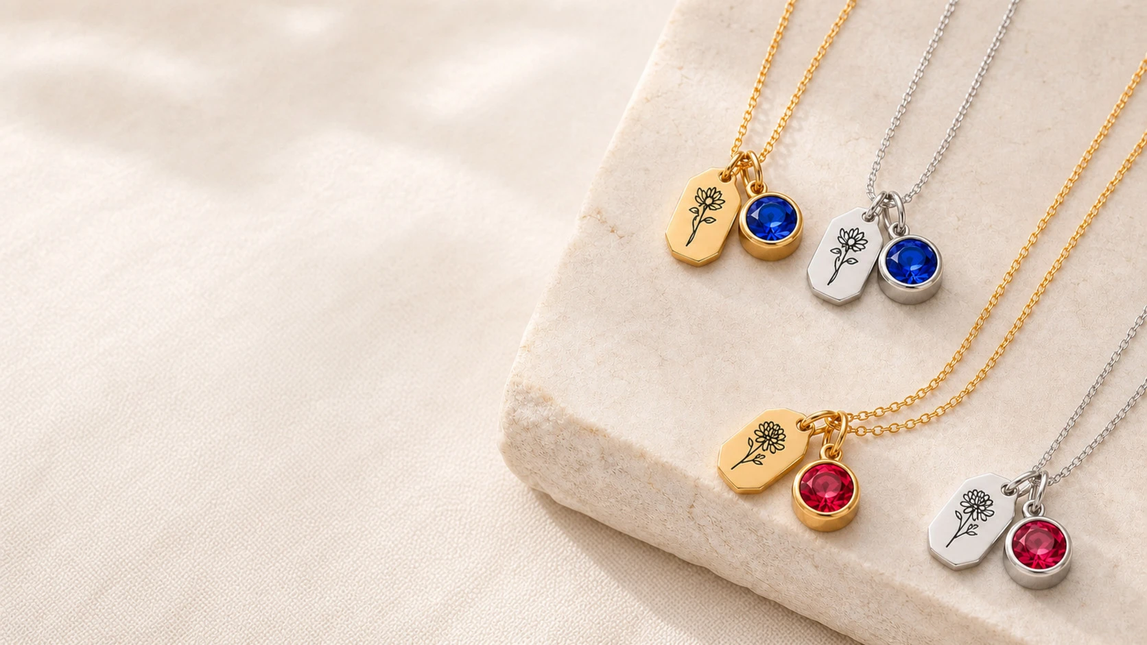 Birth Flower Radiance Necklace