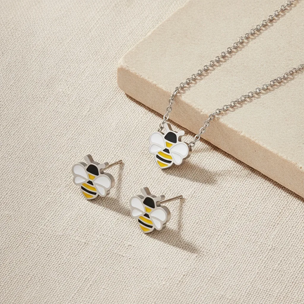 Golden Bee Gift Set - Silver