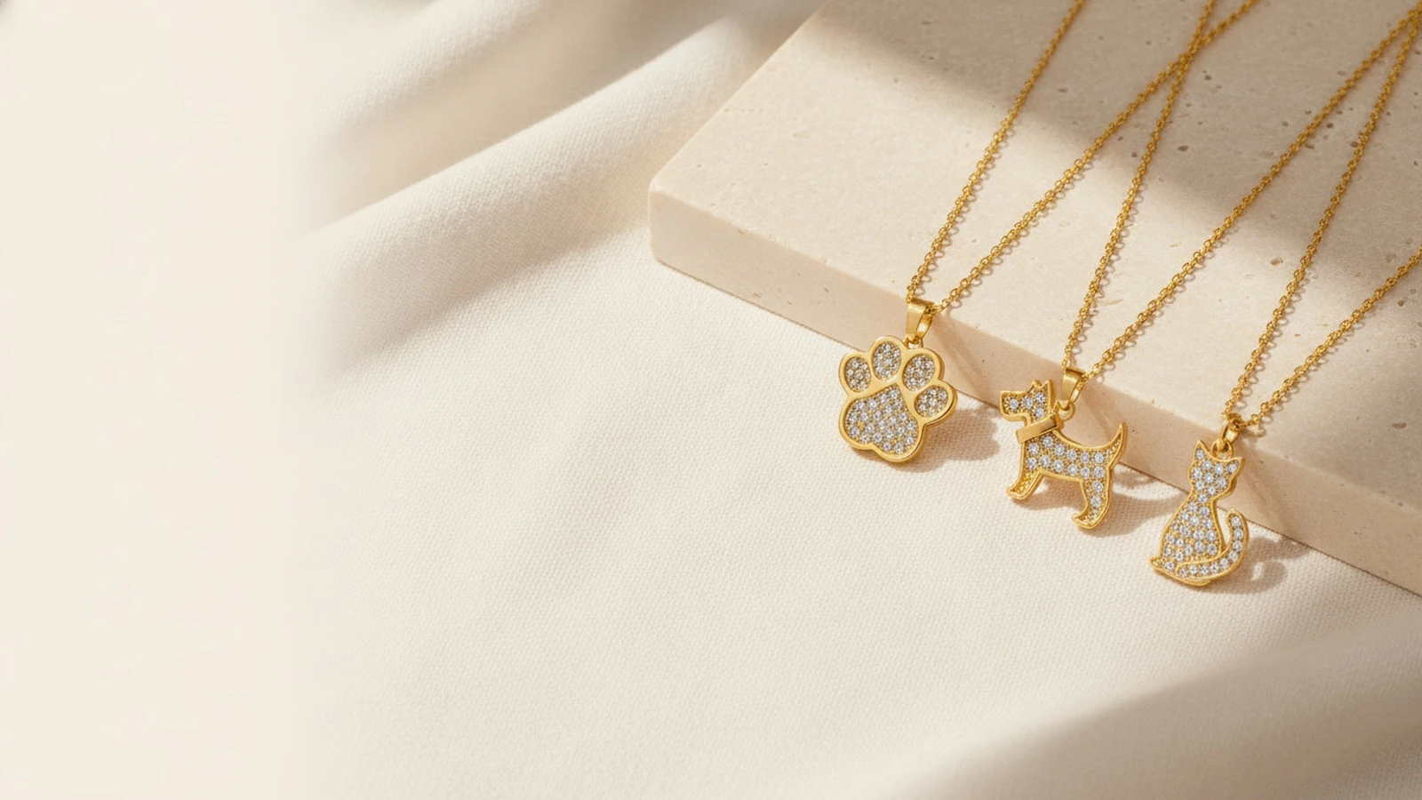 Little Paws and Bones Necklace