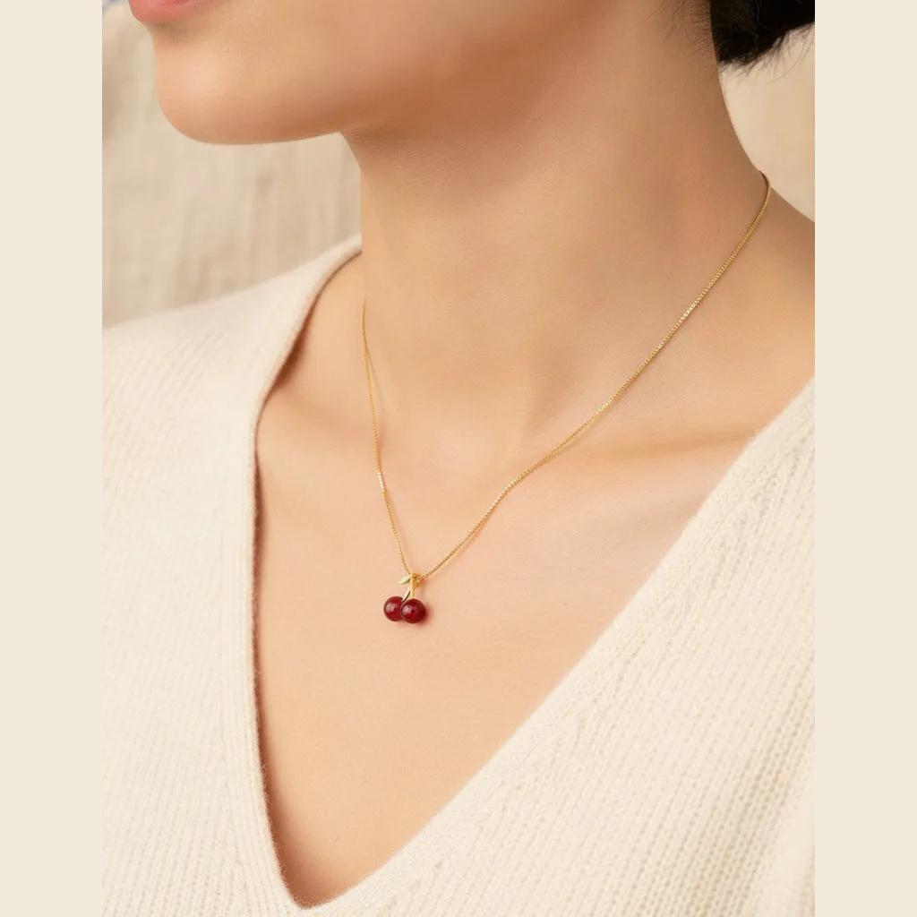 Cherry Kiss Necklace