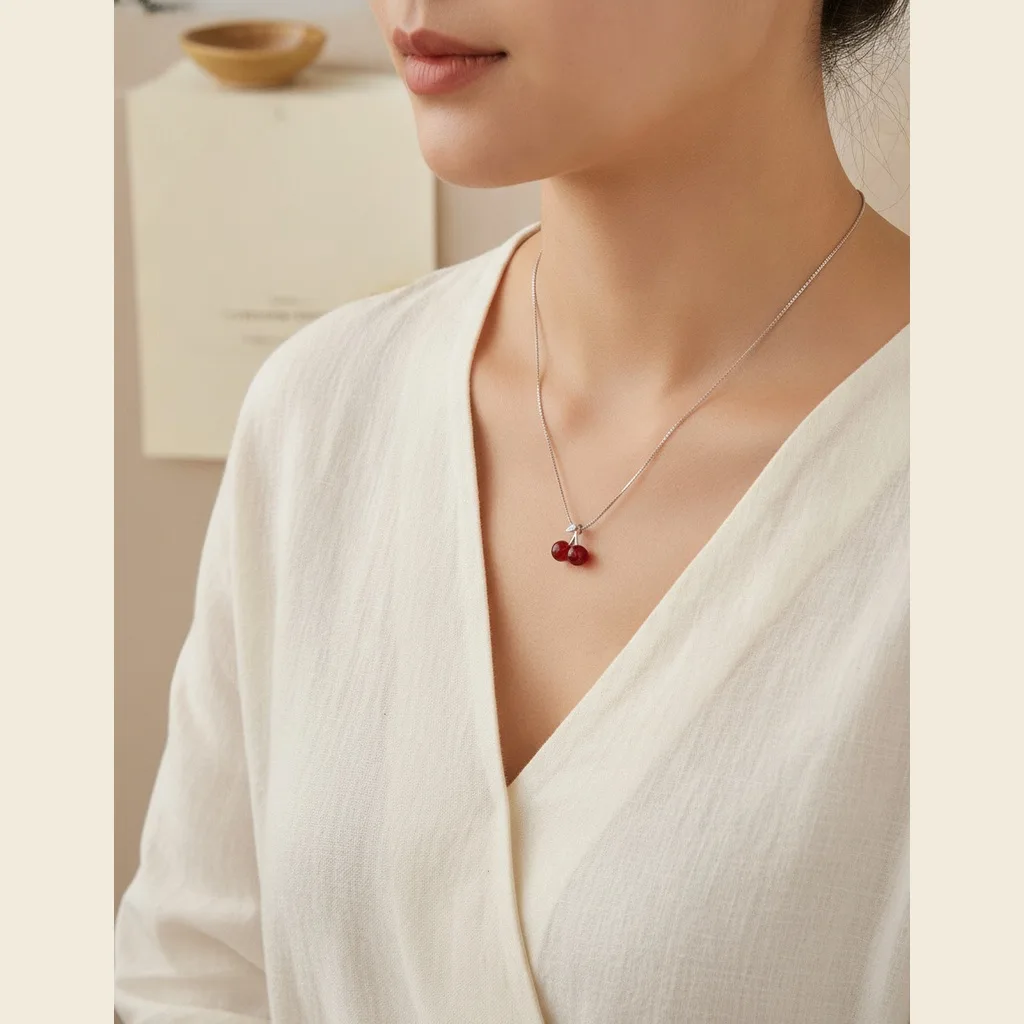 Cherry Kiss Necklace