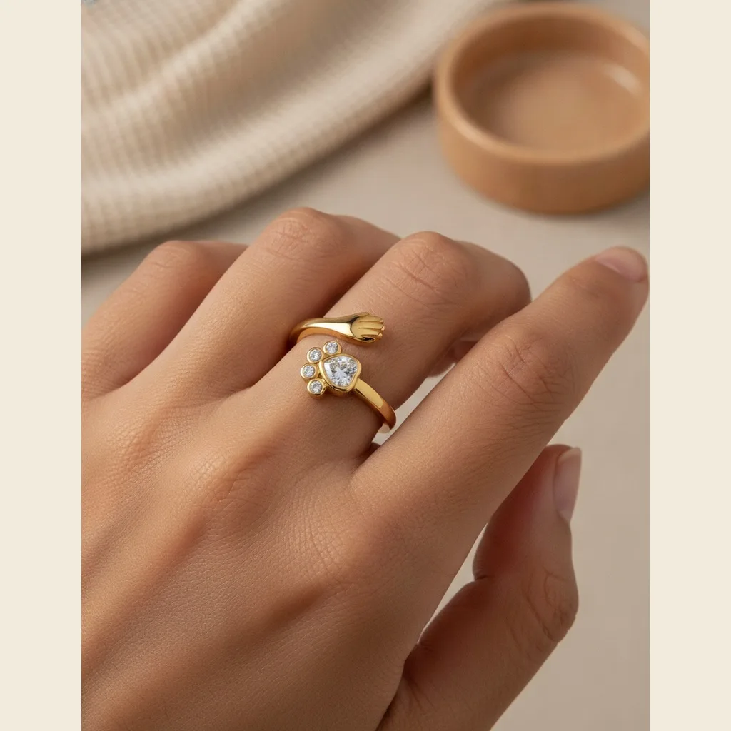 Always With You Paw Ring