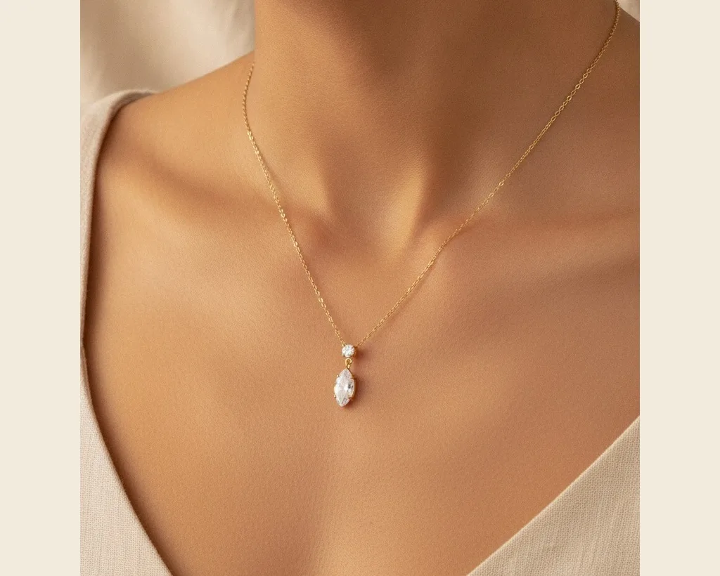Marquise Glow Necklace