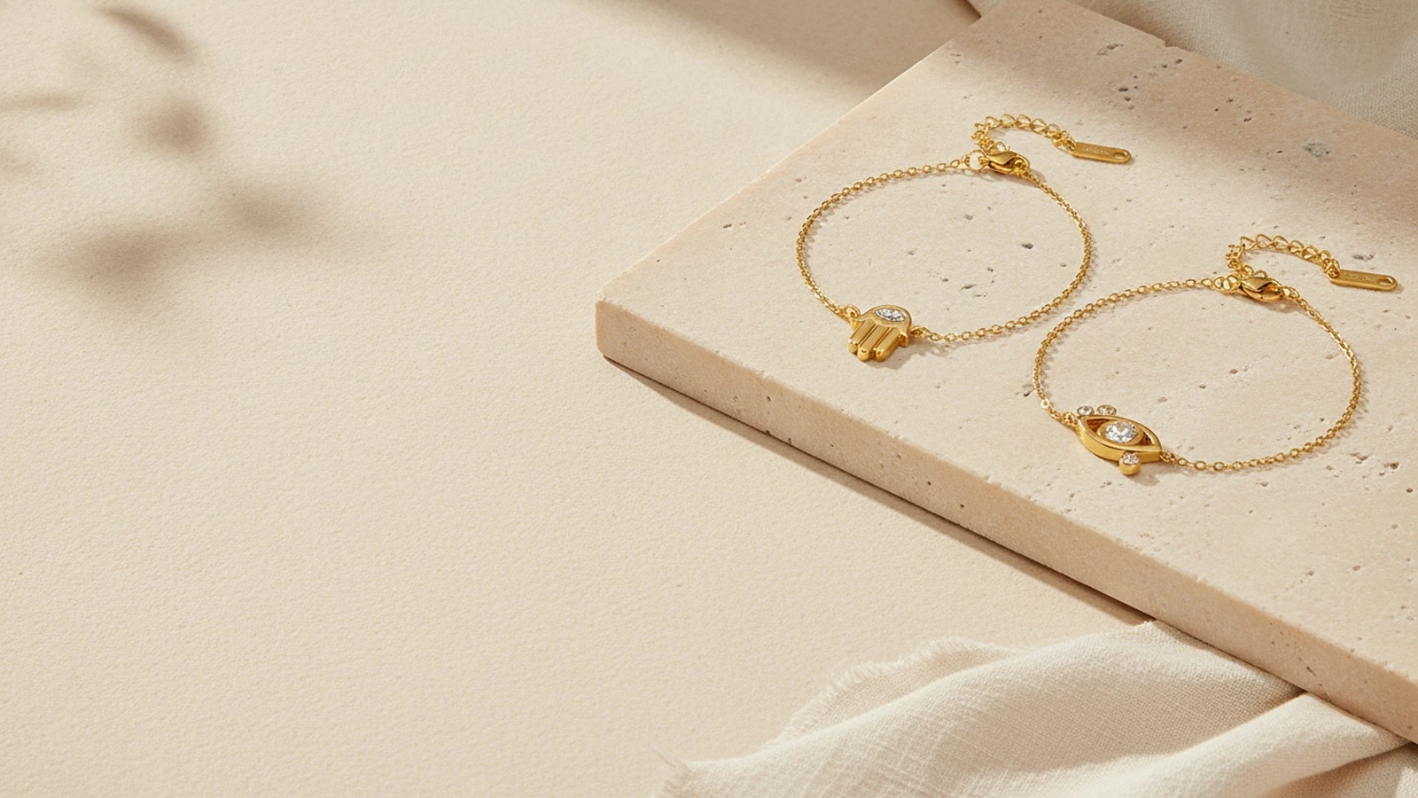 Hamsa and Evil Eye Bracelet Set