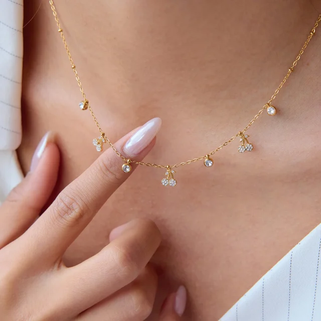 The Sweet Cherry Charm Necklace
